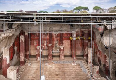 Pompei, il mega affresco dedicato a Dionisio