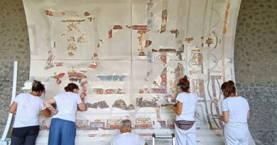 Casa del panificio, restaurato il soffitto