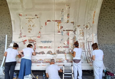Casa del panificio, restaurato il soffitto